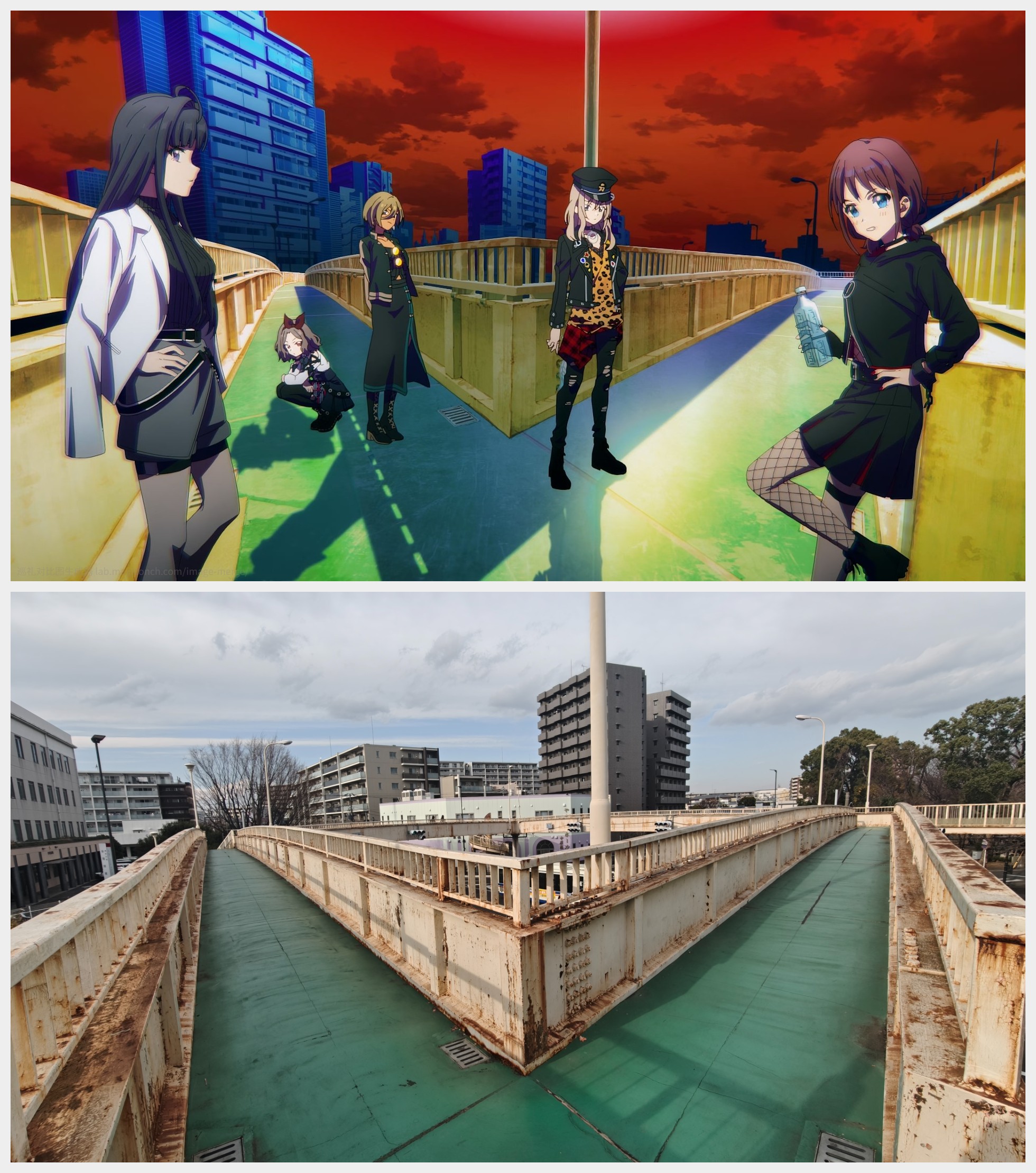 幸区都町歩道橋和宣传图